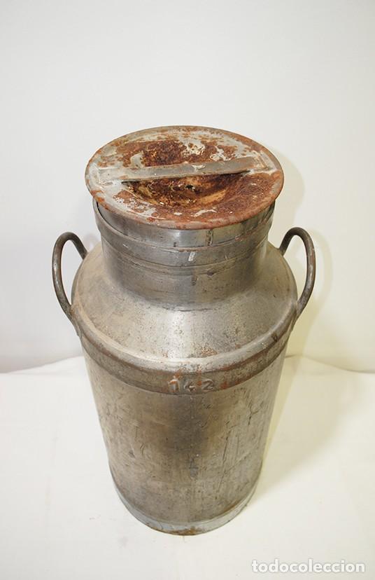 Antig&uuml;edades: C&Aacute;NTARA DE LECHE ANTIGUA DE HIERRO - Foto 5