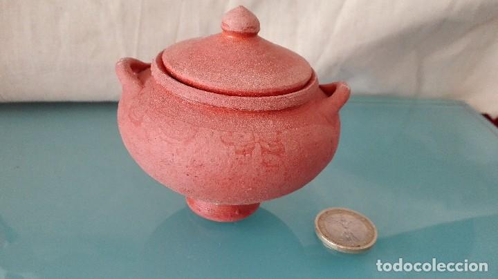 Antiques: Antigua cazoleta de ceramica hecha a mano