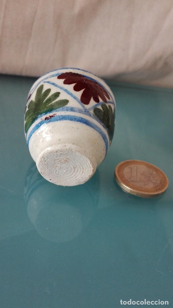 Antig&uuml;edades: Antiguo mini botijo de porcelana - Foto 3
