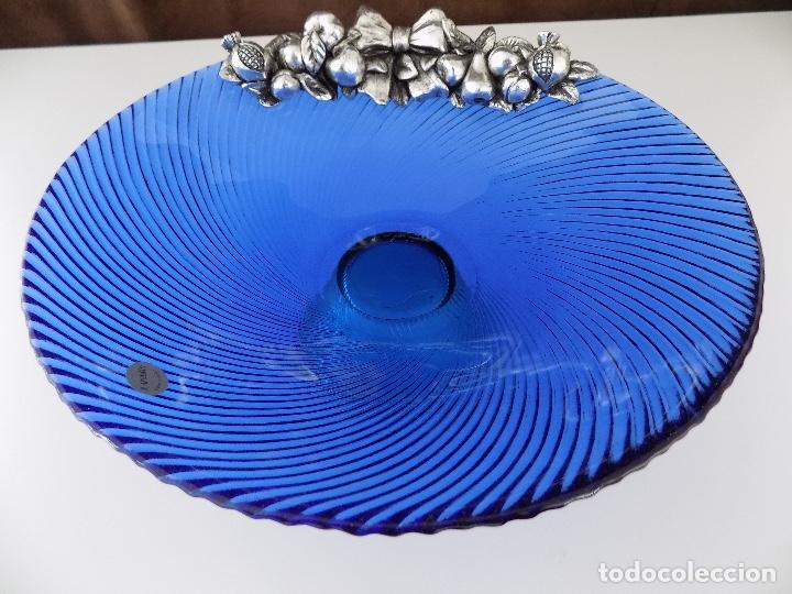 Oggetti Antichi: Fuente/Frutero cristal (14 x 30 cm). Nueva, a estrenar!