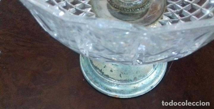Antig&uuml;edades: MUY ANTIGUO CENTRO DE MESA DE CRISTAL TALLADO. - Foto 11