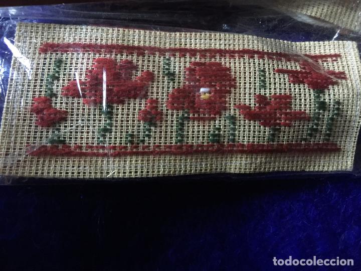 Oggetti Antichi: antiguo modelo o trama para punto de cruz o petit point con sus hilos