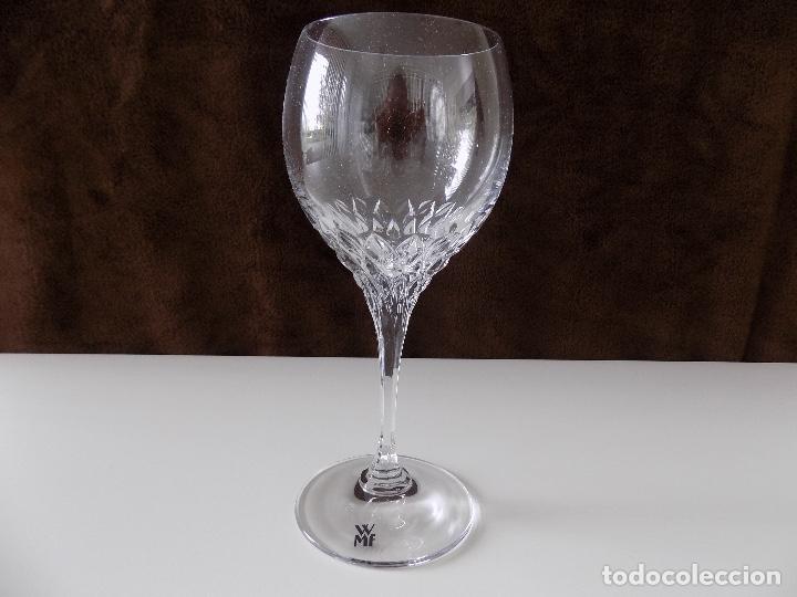 Oggetti Antichi: 6 Copas de vino marca WMF- Modelo Sabrina (A ESTRENAR)