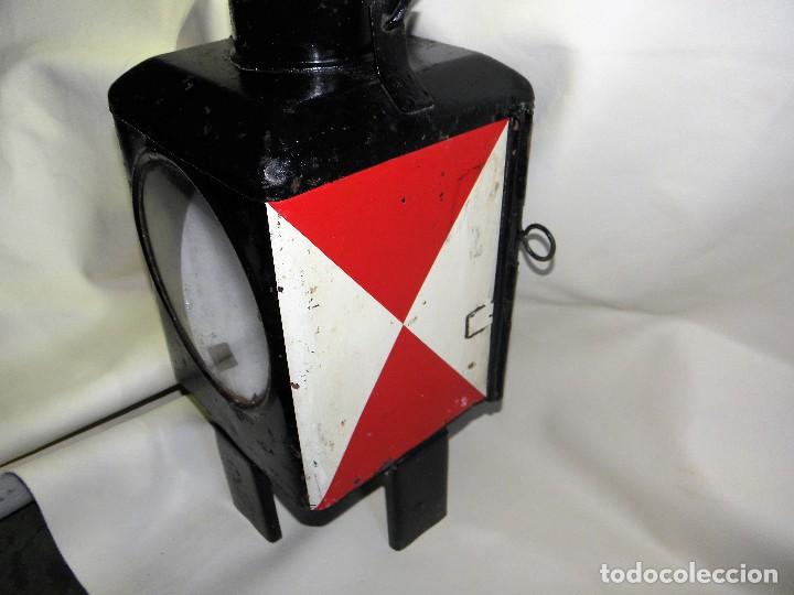 Antig&uuml;edades: ANTIGUO FAROL FERROVIARIO DE TREN - Foto 3