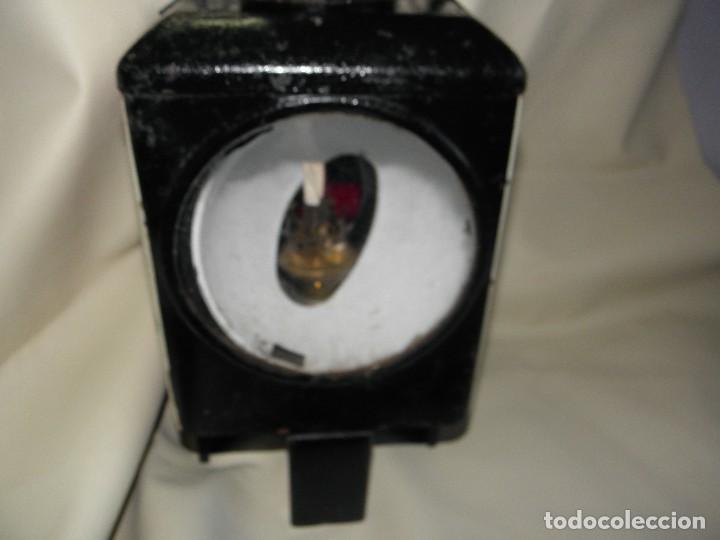 Antig&uuml;edades: ANTIGUO FAROL FERROVIARIO DE TREN - Foto 4