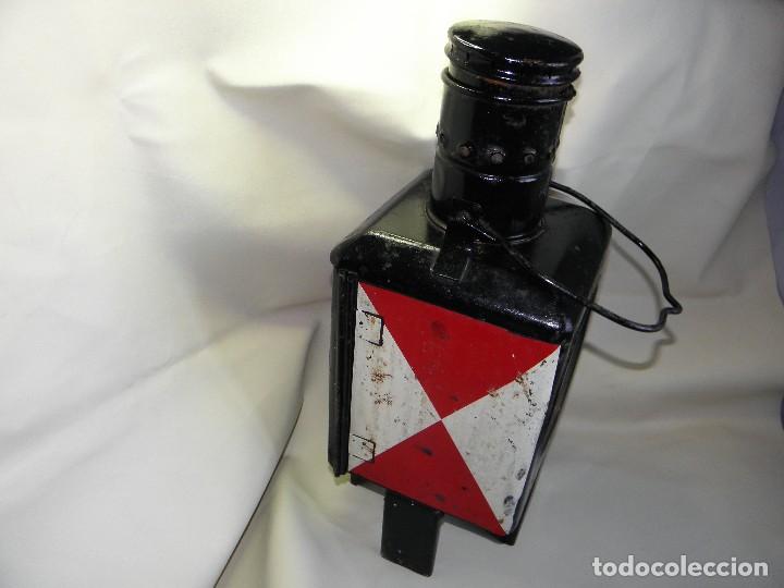 Antig&uuml;edades: ANTIGUO FAROL FERROVIARIO DE TREN - Foto 5
