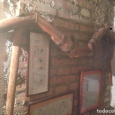 Antigüedades: YUGO ANTIGUO EN MADERA Y PIEZAS DE HIERRO FORJADO