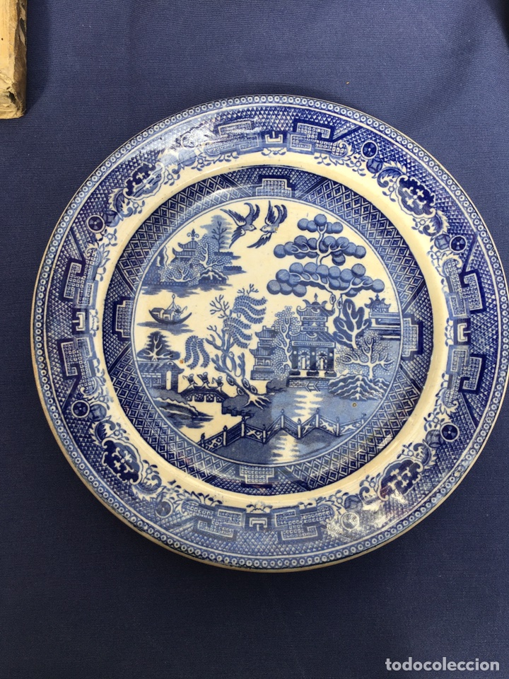 Antig&uuml;edades: Plato de cer&aacute;mica inglesa - Foto 1