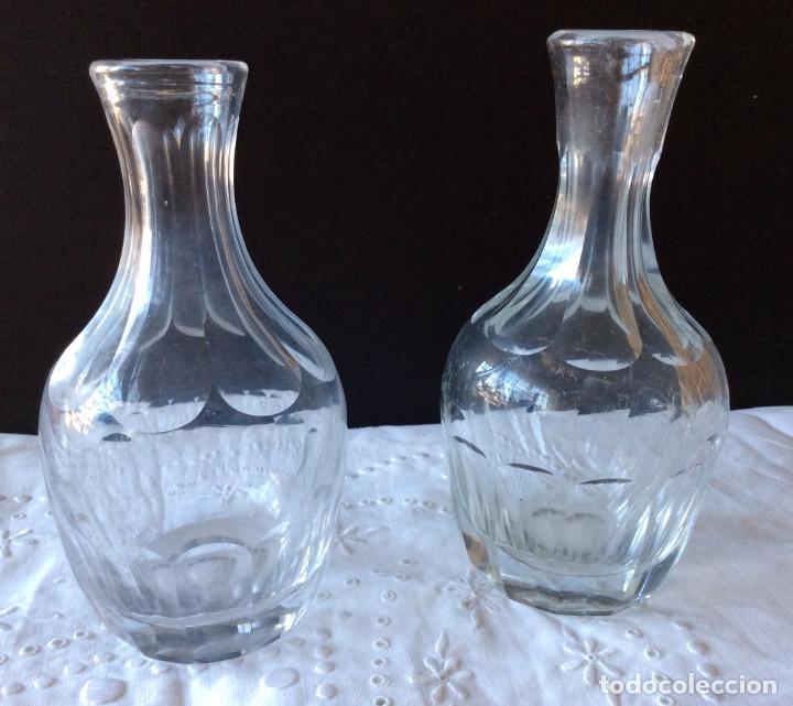 Antig&uuml;edades: CONJUNTO DE LICORERAS EN CRISTAL TALLADO - Foto 1