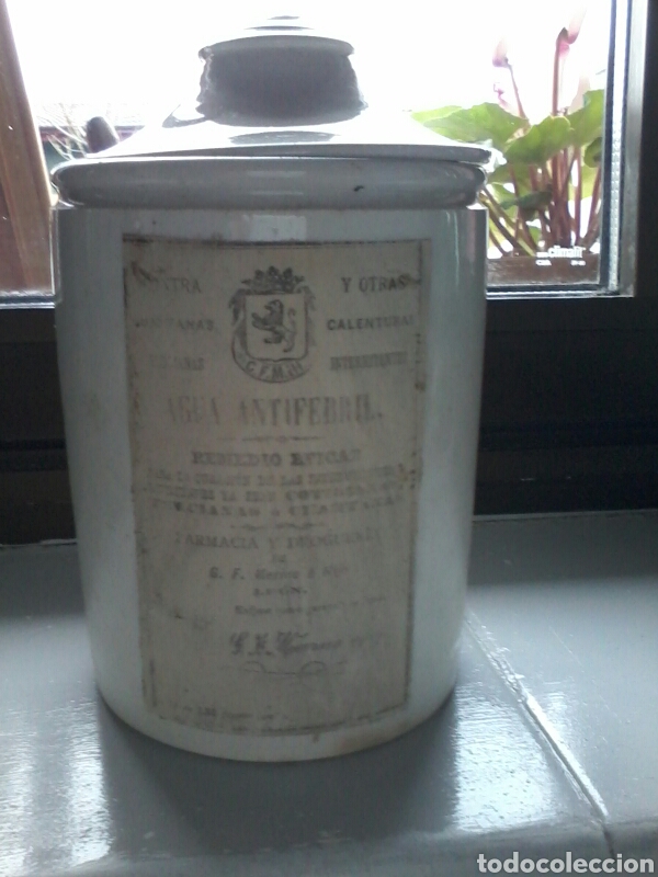 Antig&uuml;edades: TARRO DE FARMACIA - Foto 1