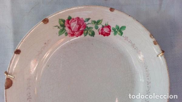 Antig&uuml;edades: PLATO CER&Aacute;MICA VARGAS CON SELLO EN LA BASE - Foto 2