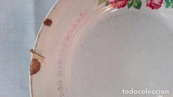 Antig&uuml;edades: PLATO CER&Aacute;MICA VARGAS CON SELLO EN LA BASE - Foto 3