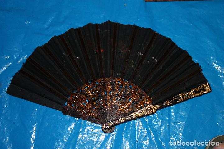Antig&uuml;edades: ABANICO TELA - Foto 2