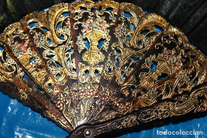 Antig&uuml;edades: ABANICO TELA - Foto 4