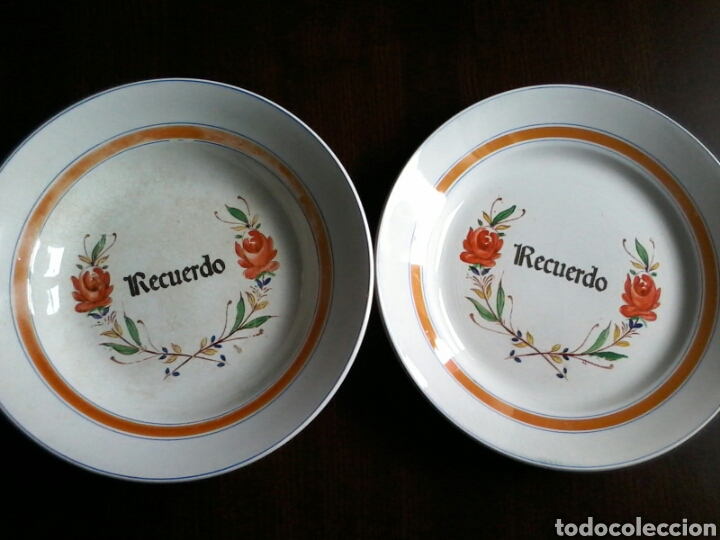 Antig&uuml;edades: 2 PLATOS DE SAN CLAUDIO - Foto 1