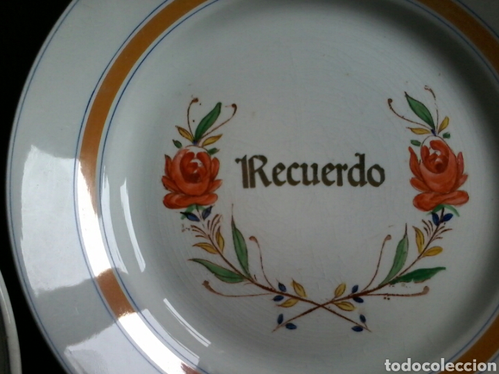 Antig&uuml;edades: 2 PLATOS DE SAN CLAUDIO - Foto 4