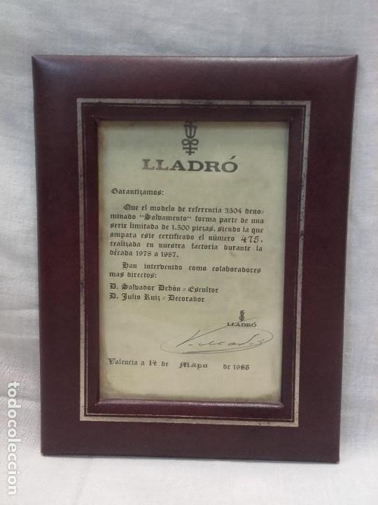 Antig&uuml;edades: SALVAMENTO - LLADRO (con certificado) - Foto 10