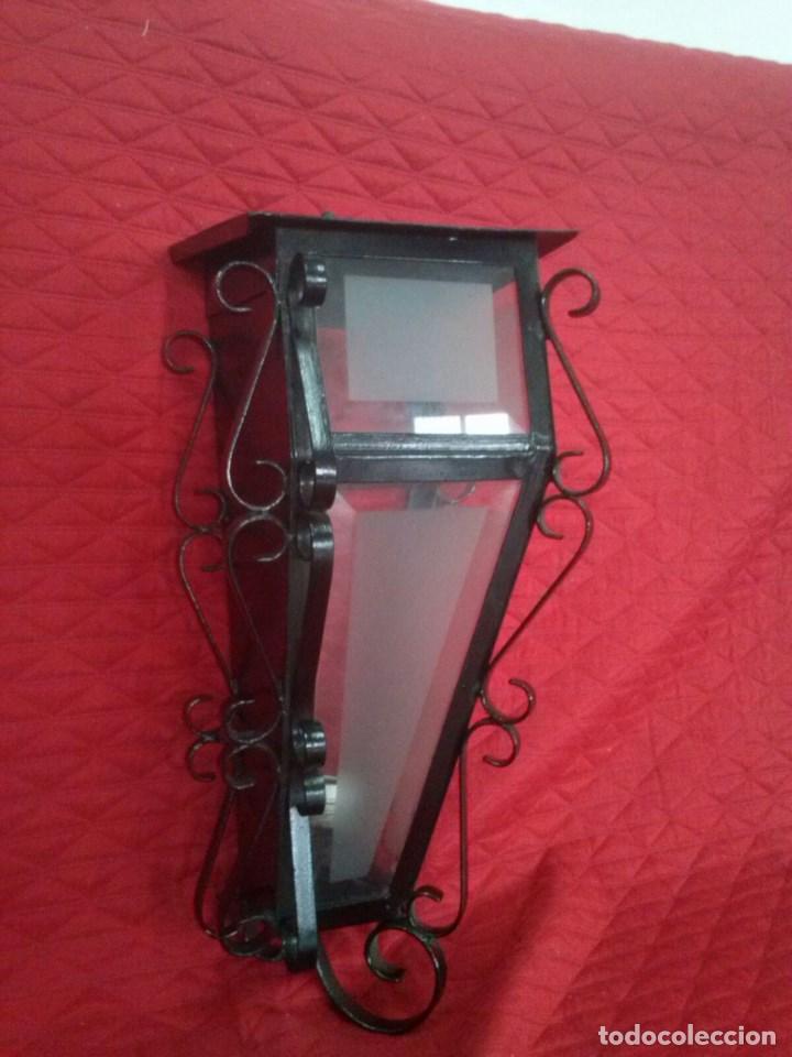 Antig&uuml;edades: aplique pared estilo farol - Foto 2