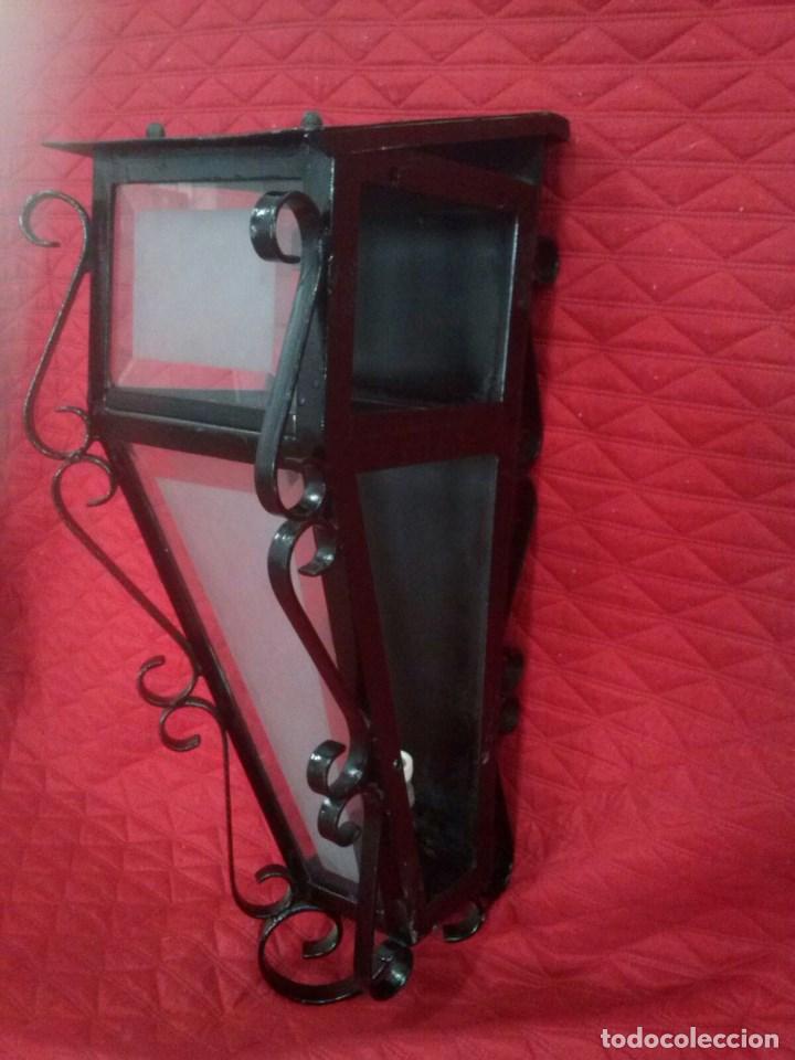 Antig&uuml;edades: aplique pared estilo farol - Foto 3