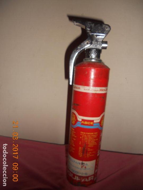 Antig&uuml;edades: ANTIGUO EXTINTOR DE POLVO MIDE 32 CM - Foto 6
