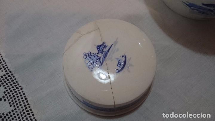 Antig&uuml;edades: TARRO PARA TE Willow Blue and White - Foto 5