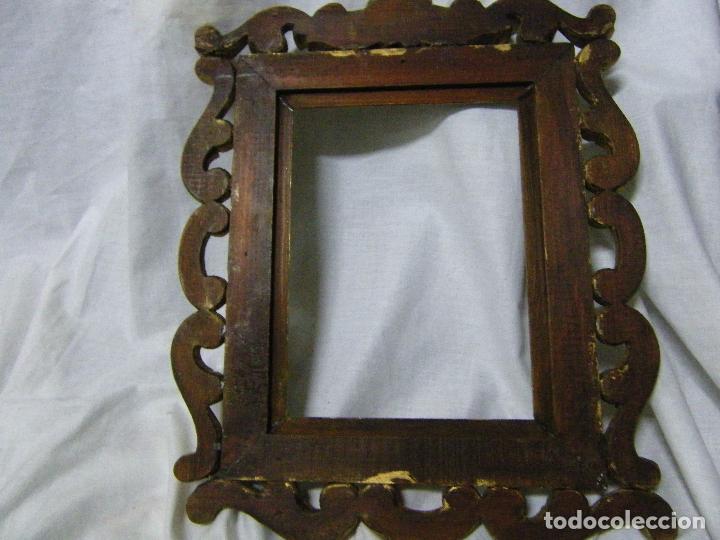 Antig&uuml;edades: MARCO MADERA ANTIGUO 38 X 33 CM. - Foto 4