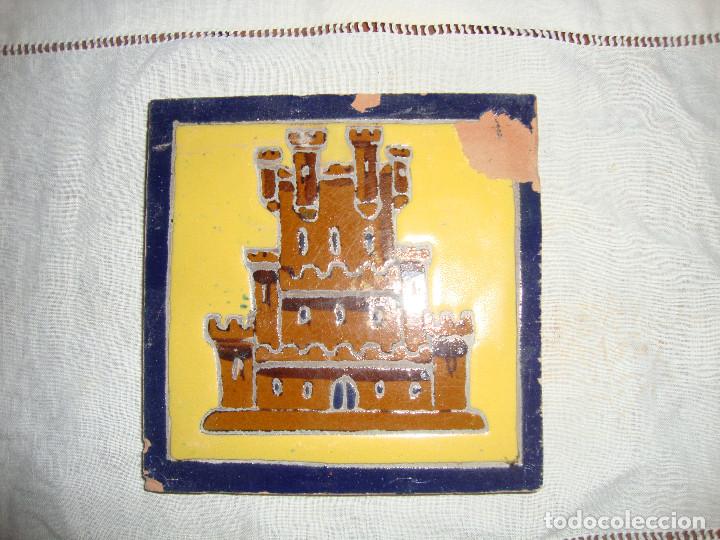 Antig&uuml;edades: Azulejo heraldico Ramos rejano - Foto 1