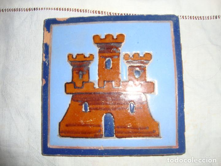 Antig&uuml;edades: Azulejo heraldico Ramos rejano - Foto 1