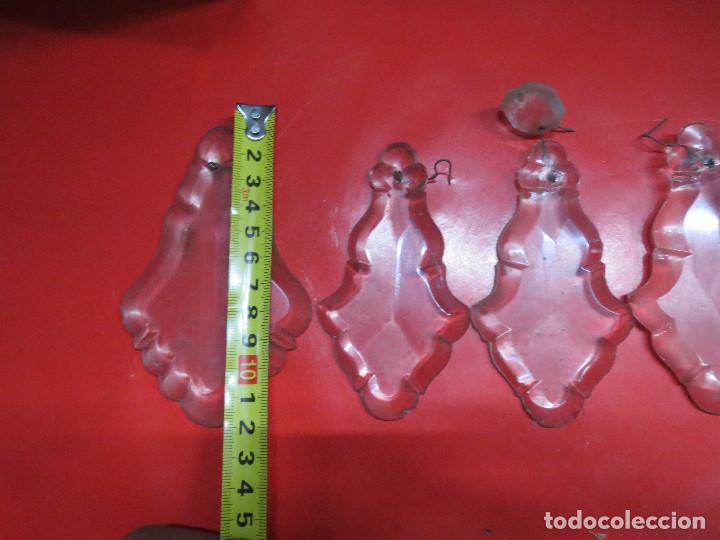 Antig&uuml;edades: CINCO CRISTALES PARA LAMPARA, - Foto 2