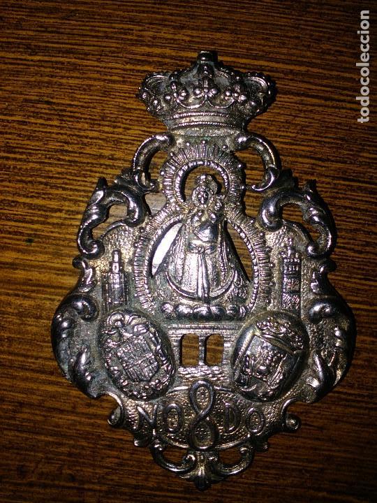 Antiguidades: SEVILLA, VIRGEN DE LAS CABEZA, 75 GRAMOS DE PLATA, ANTIGUA, MIDE, 9 X 6 C.M. VER FOTOS