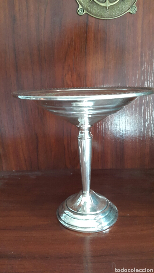 Antiquit&auml;ten: centro de mesa en plata de ley contrastada