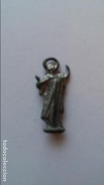 Antig&uuml;edades: Figura de santo sin catalogar de 2,3 x 1,1 cms - Foto 2