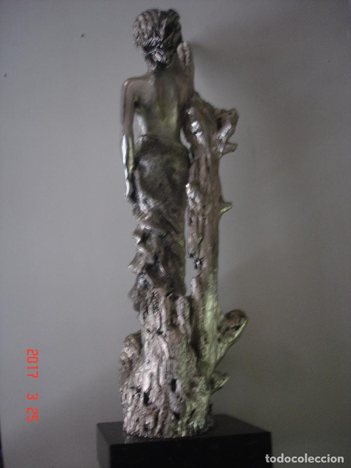 Antig&uuml;edades: FIGURA DE MUJER CON BA&Ntilde;O DE PLATA - Foto 6