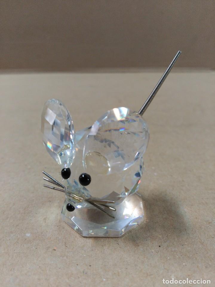 Antig&uuml;edades: RATON DE CRISTAL DE SWAROVSKY EN CAJA ORIGINAL - Foto 3