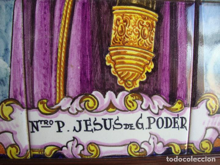 Antig&uuml;edades: Retablo ceramico azulejos (Gran Poder) - Foto 7