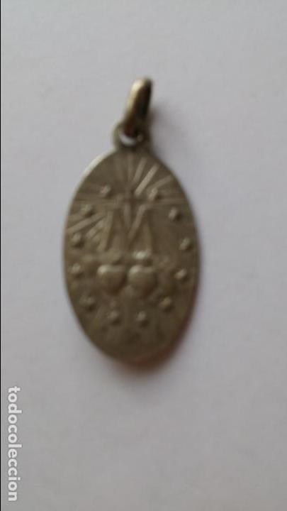 Antig&uuml;edades: medalla de virgen inmaculada de 2,5 x 1,4 cms - Foto 2