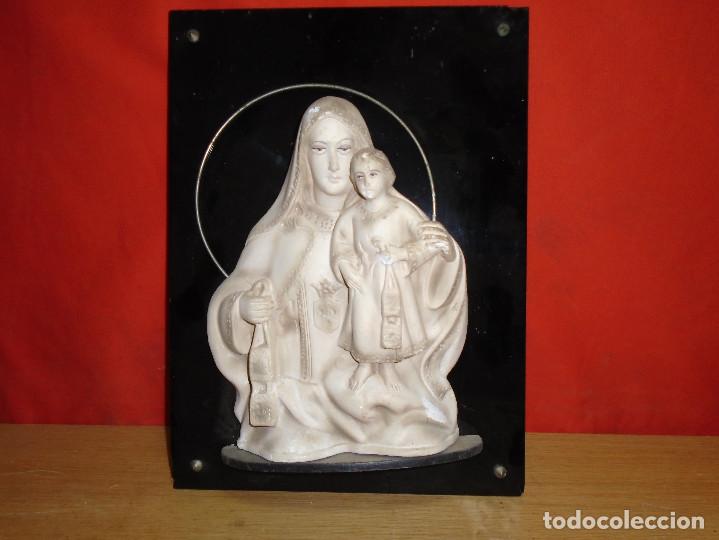 Antig&uuml;edades: VIRGEN CON NI&Ntilde;O EN ESCAYOLA - Foto 2