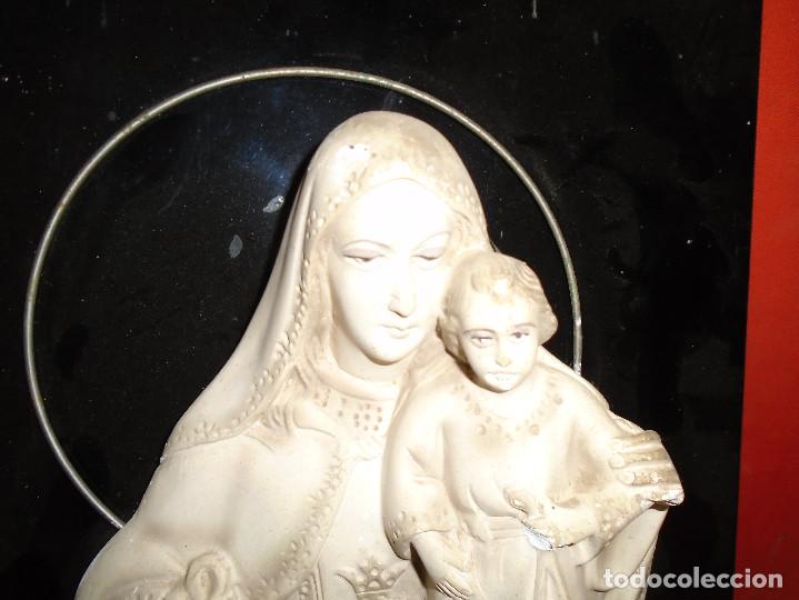 Antig&uuml;edades: VIRGEN CON NI&Ntilde;O EN ESCAYOLA - Foto 3