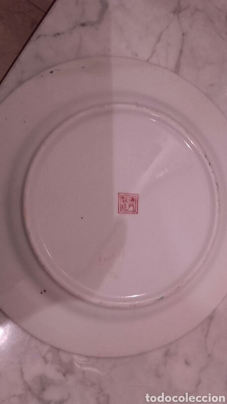Antig&uuml;edades: Plato de porcelana japon&eacute;s - Foto 3