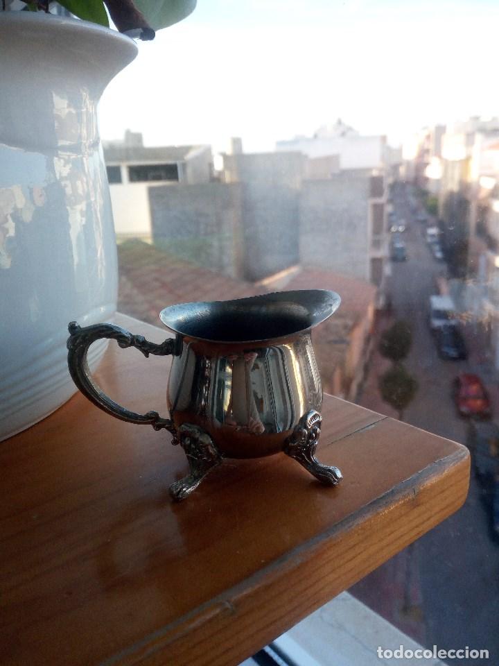 Antig&uuml;edades: Elegante servicio de t&eacute; y caf&eacute; en alpaca plateada - Foto 6