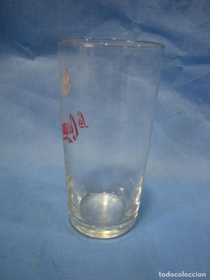 Antig&uuml;edades: Vaso de cristal La Casera 10 cm - Foto 4