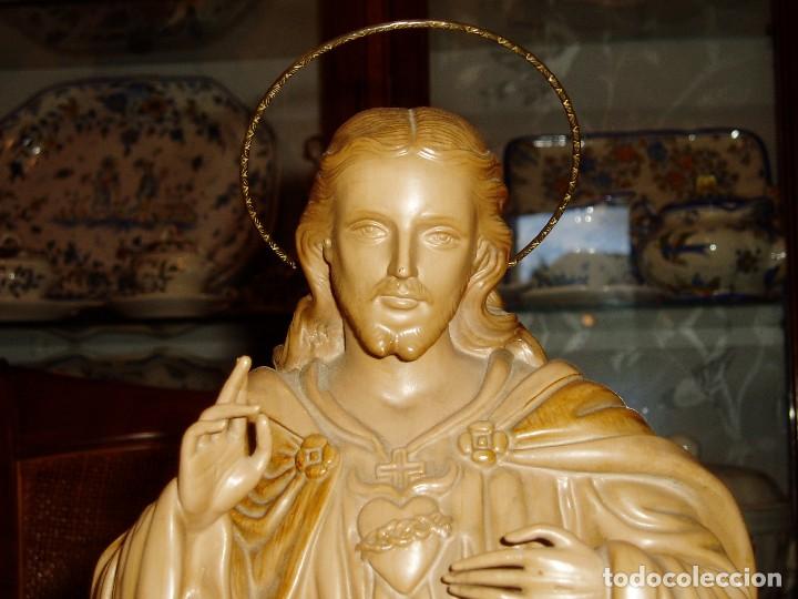 Antig&uuml;edades: Cristo de Olot Sagrado Coraz&oacute;n - Foto 2