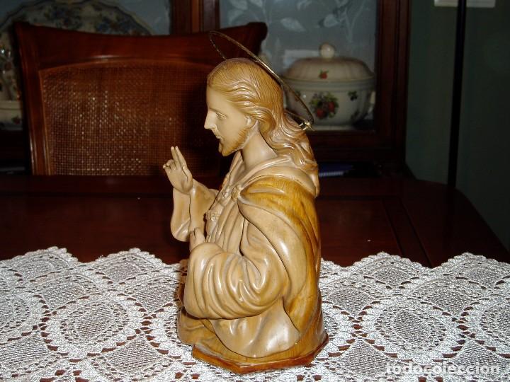 Antig&uuml;edades: Cristo de Olot Sagrado Coraz&oacute;n - Foto 4