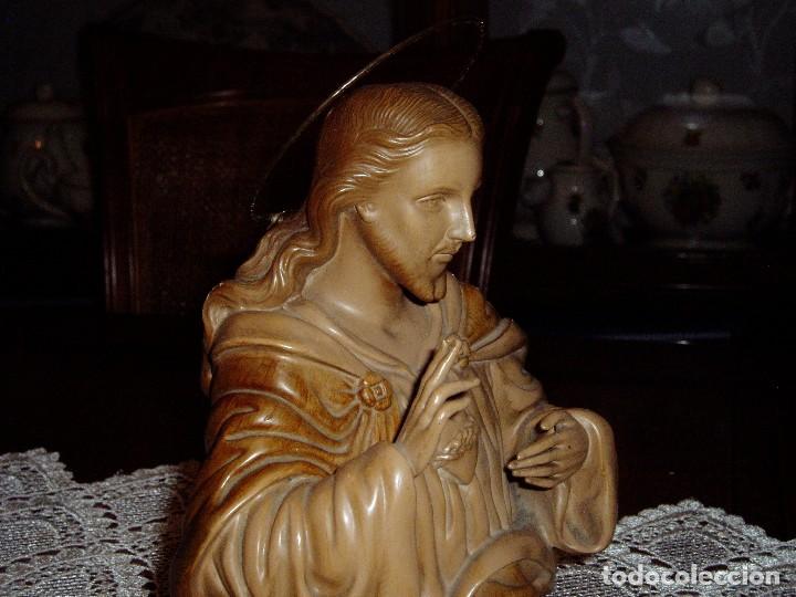 Antig&uuml;edades: Cristo de Olot Sagrado Coraz&oacute;n - Foto 7