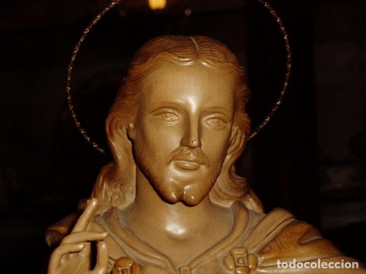 Antig&uuml;edades: Cristo de Olot Sagrado Coraz&oacute;n - Foto 8