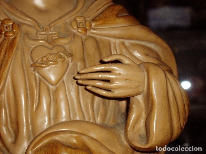 Antig&uuml;edades: Cristo de Olot Sagrado Coraz&oacute;n - Foto 9