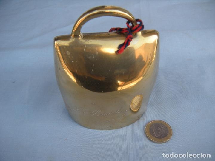 Antig&uuml;edades: CAMPANA CENCERRO DE BRONCE LA BOURBOULE - Foto 2