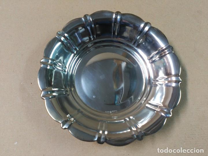 Antig&uuml;edades: PANERA EN METAL PLATEADO ULISES - Foto 3