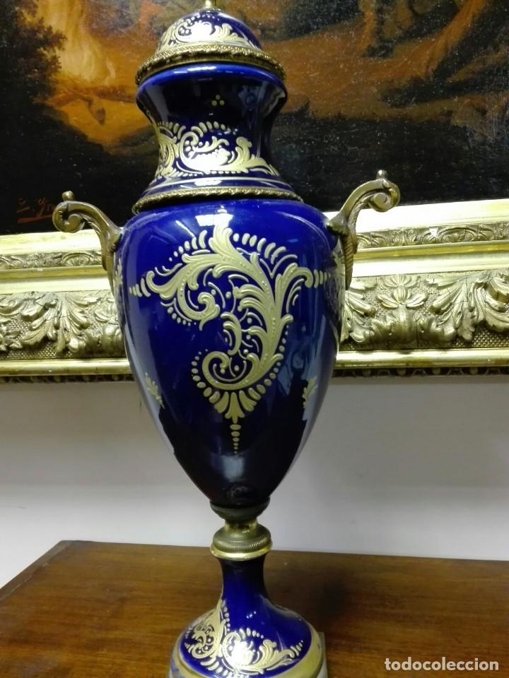 Antig&uuml;edades: JARRON EN PORCELANA DE SEVRES - Foto 3