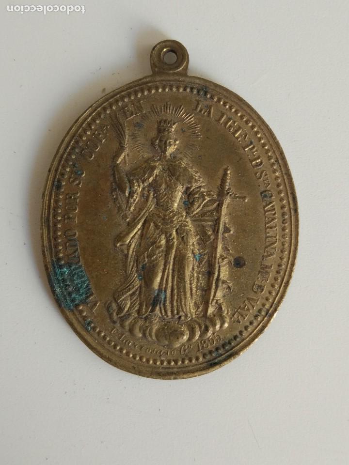 Antig&uuml;edades: Medalla Virgen del Val.s XIX - Foto 1
